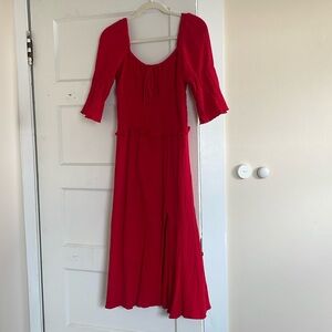 Red dress
